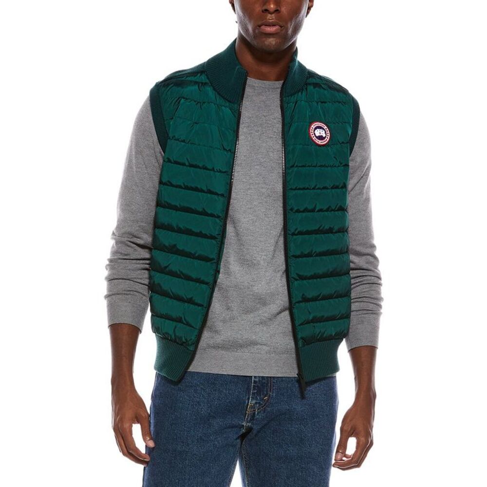 Canada Goose Mens  Hybridge Knit Wool Vest
